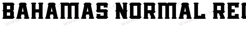 Bahamas Normal Regul字体转换